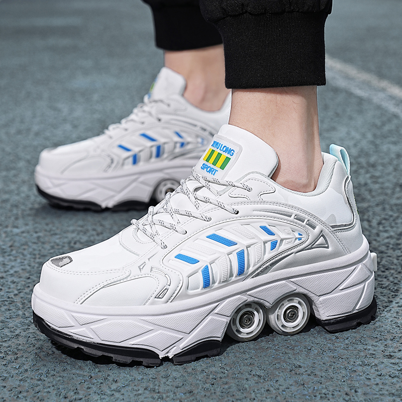 Running Shoes - 2026 Unisex Rollerskates Grote Vierwielige Inklapbare