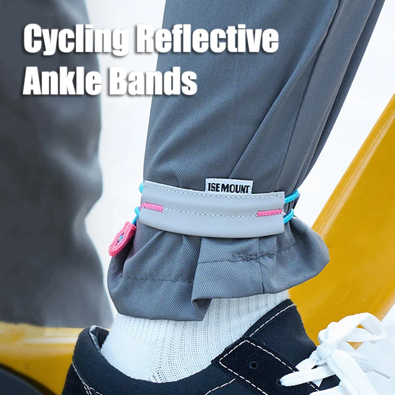 Reflective Night Running Shoes - Reflecterende elastische banden voor buitenfietsbroeken, sportbeenbanden