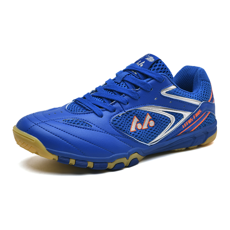 Shock Absorbing Gym Trainers - Mannen Vrouwen Sport Badminton Schoenen Blauw