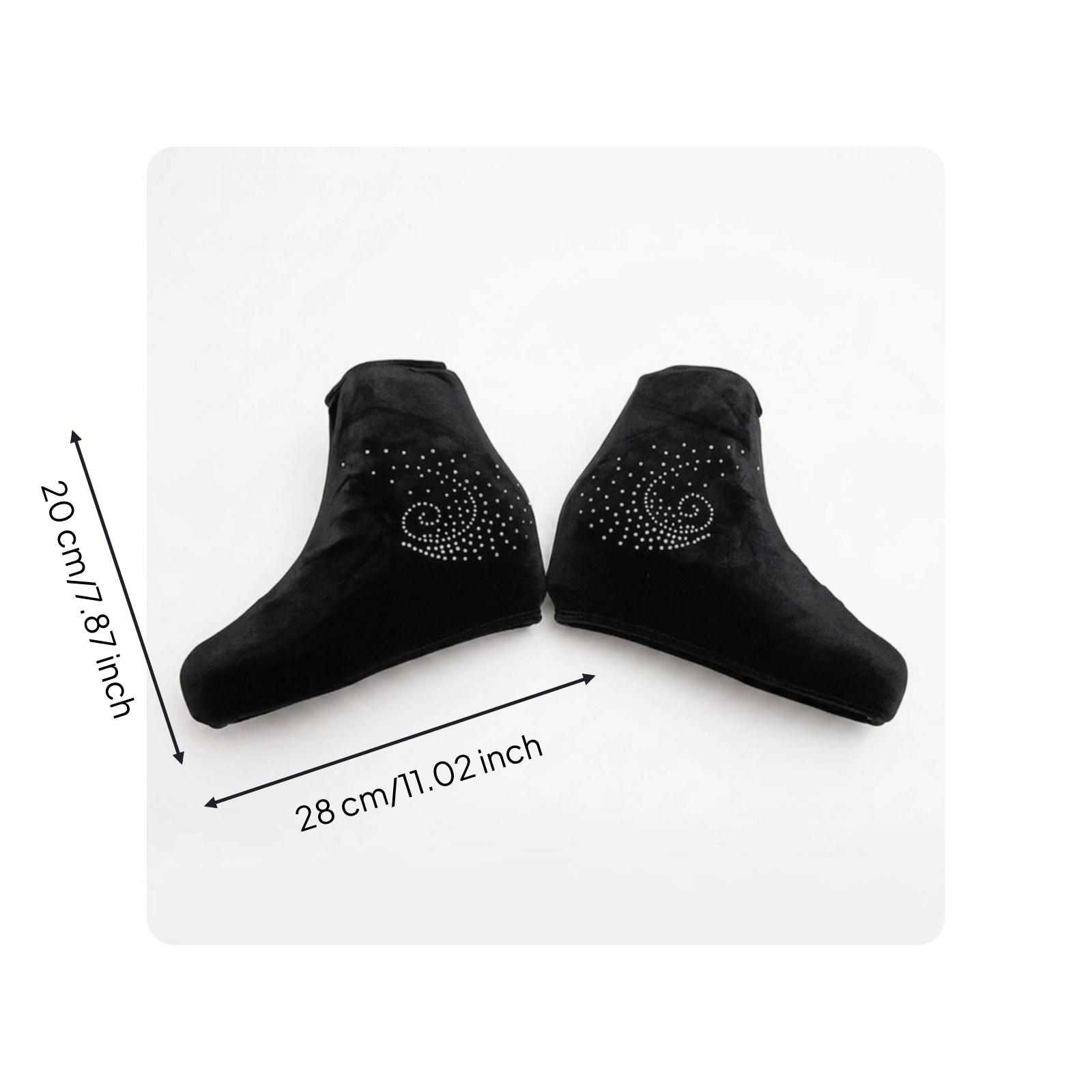 Pluche fluwelen schaatshoezen, - Boots recensie en prijs