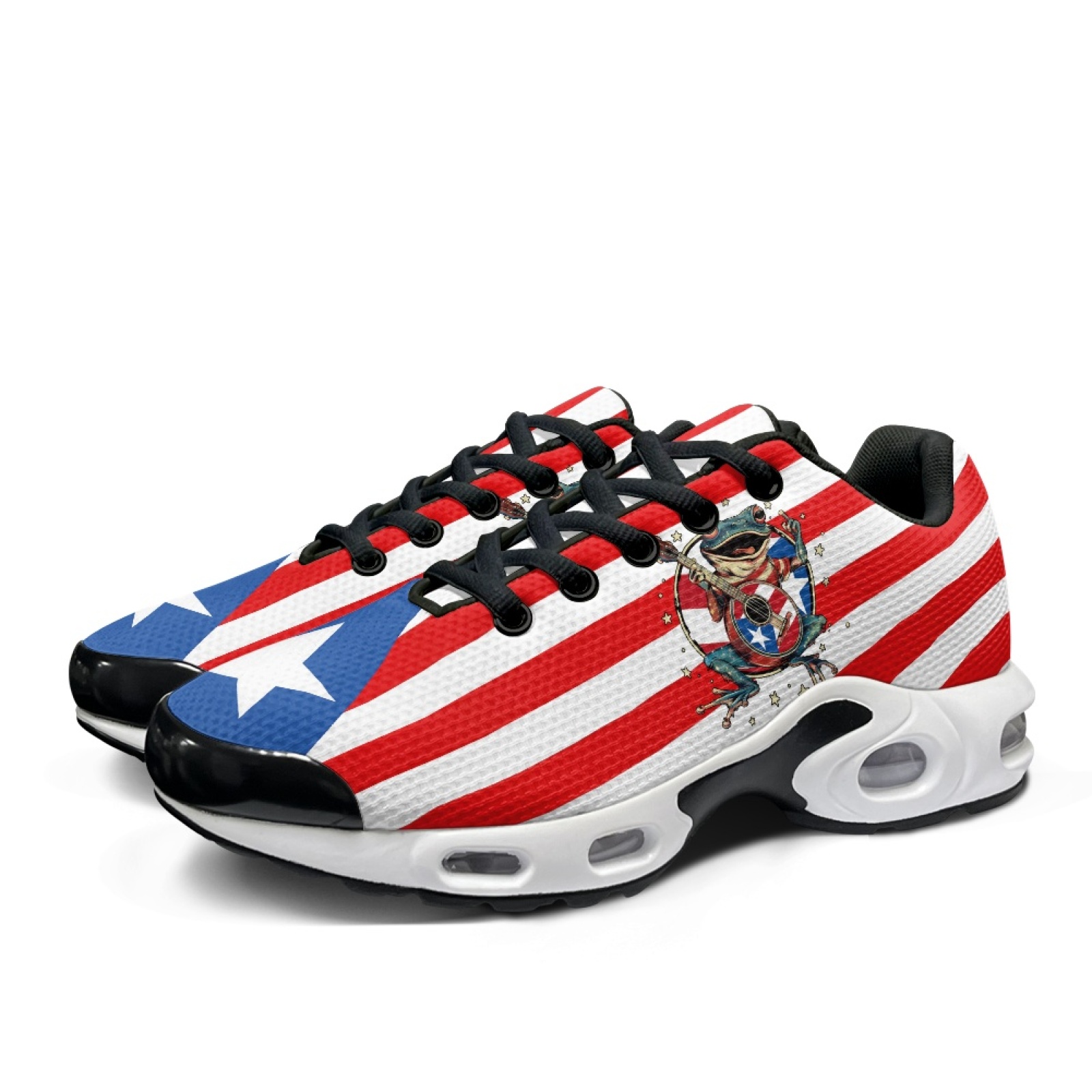 PENSTROLL Rood Wit Blauw Ster  - Air Cushion Jogger Shoes Men recensie en prijs