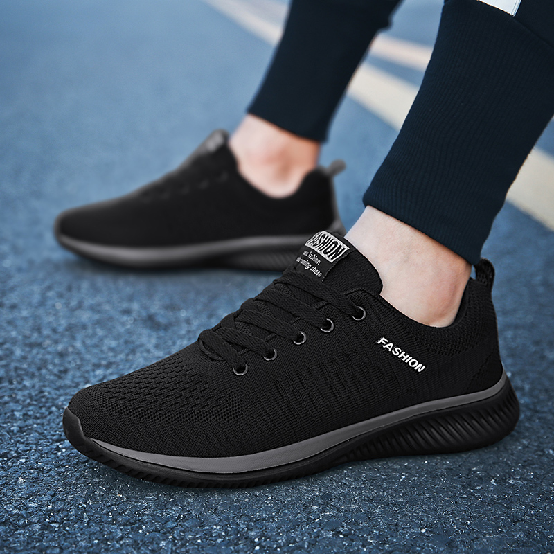 YRZL Sportschoenen voor heren  - Knit Fabric Lace Up Sneakers recensie en prijs